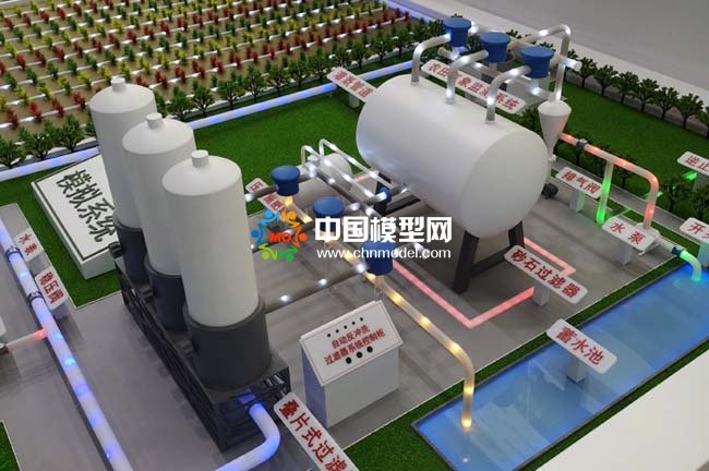 农业智慧灌溉施肥沙盘模型
