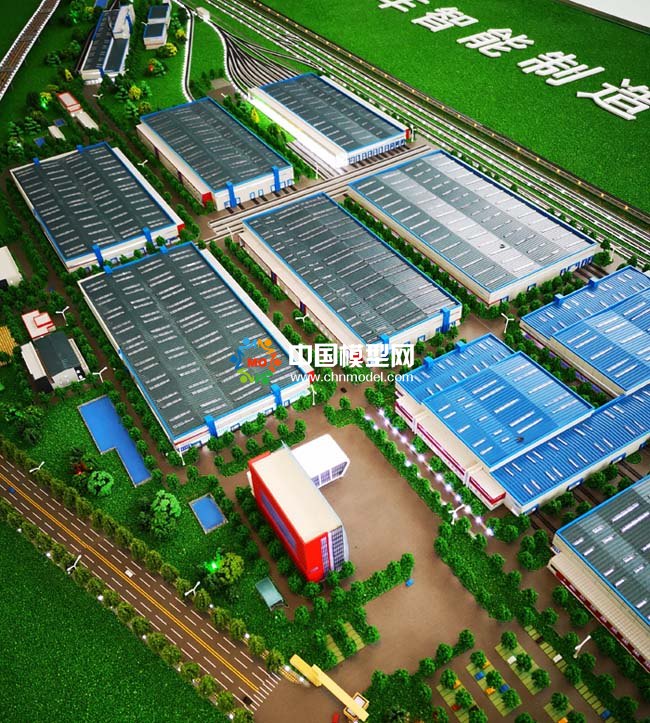 汽车智能制造工厂沙盘模型
