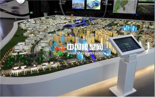 划沙盘模型主要效果靠灯光烘托,区块展示突出