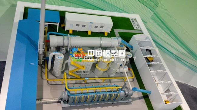 污染土壤修复沙盘模型，污泥处理模型