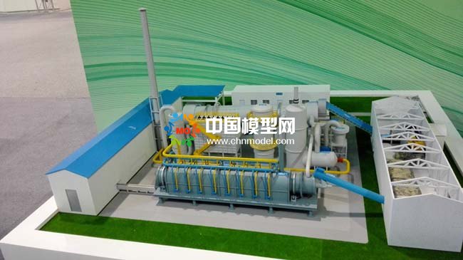 污染土壤修复沙盘模型，污泥处理模型