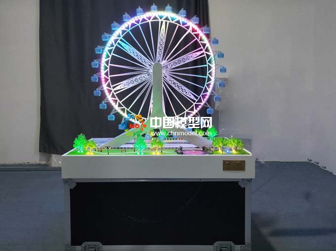 炫彩动态摩天轮沙盘模型