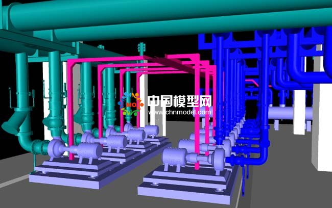 集成冷冻站模型