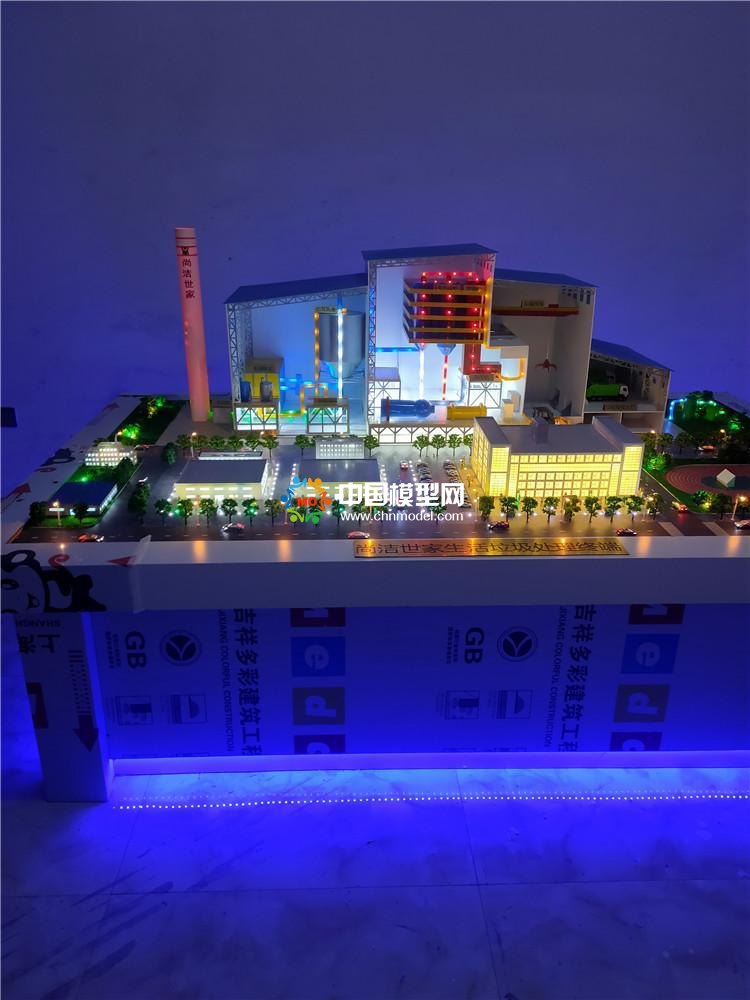 生活垃圾处理沙盘模型