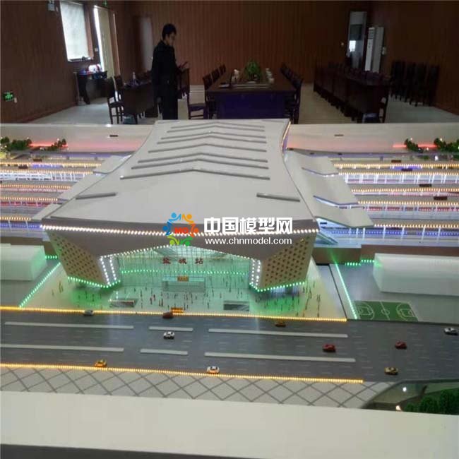 盐城高铁站沙盘模型