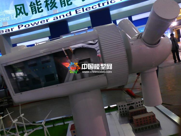 大型风力发电机内部结构模型
