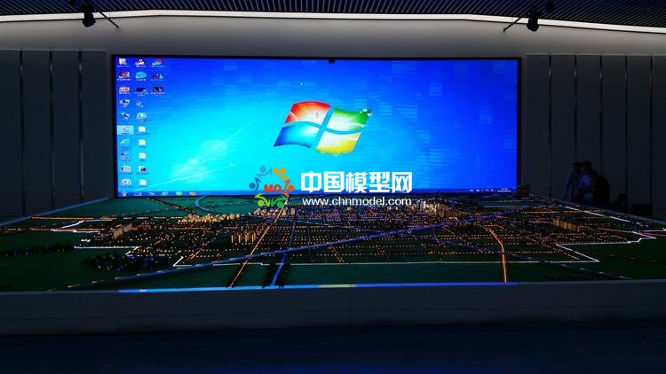 商务区沙盘模型