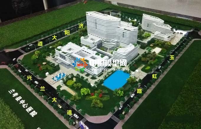 兰考中心医院新院区沙盘模型