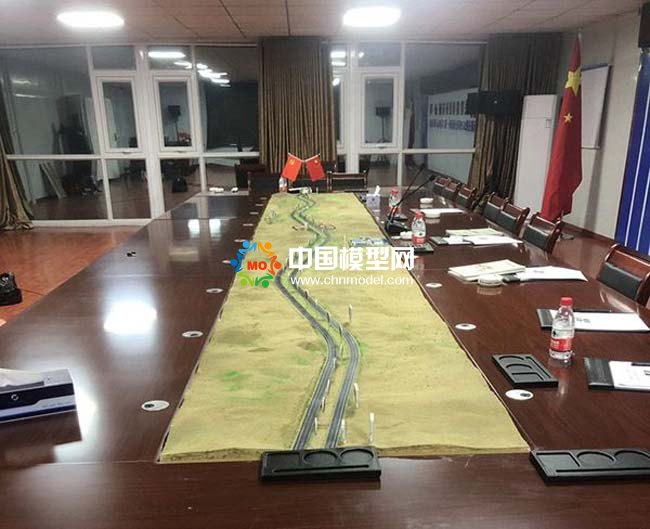 沙漠高速公路沙盘模型