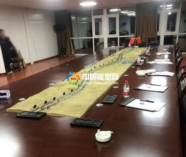 沙漠高速公路沙盘模型