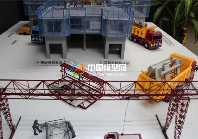 住宅工业化pc预制构件生产沙盘模型
