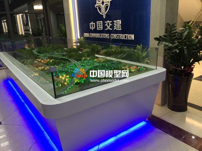 高速互通立交桥沙盘模型