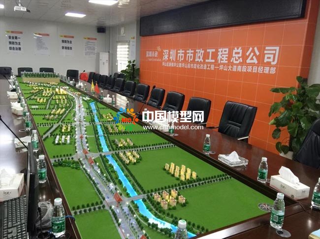 市政道路工程沙盘模型