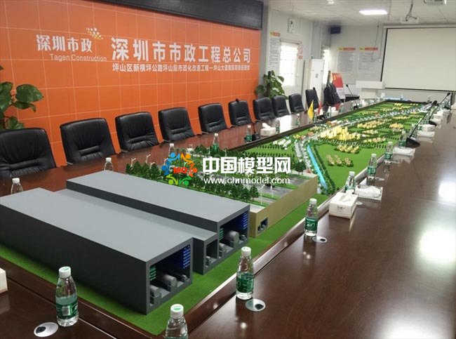 市政道路工程沙盘模型