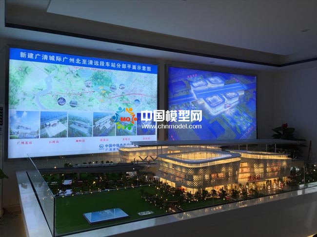 城市轨道交通地铁车站沙盘模型