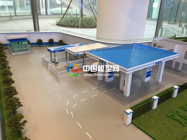 加氢站沙盘模型