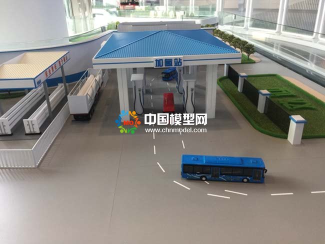 加氢站沙盘模型