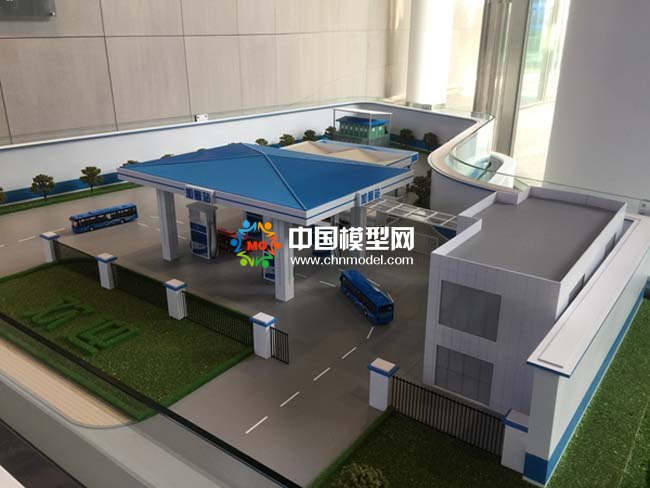 加氢站沙盘模型