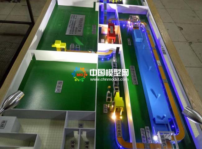 面包自动生产线沙盘模型