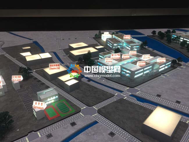 广汽丰田汽车厂沙盘模型