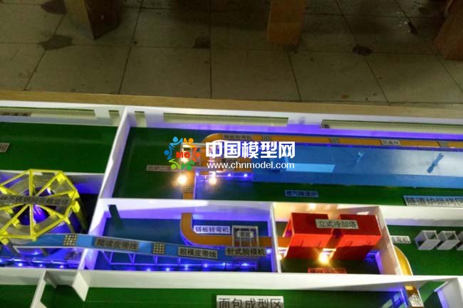 面包自动生产线沙盘模型