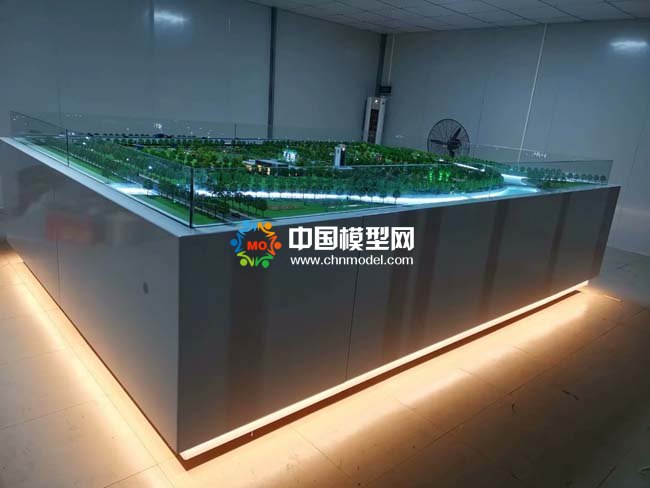 西朗污水处理厂沙盘模型