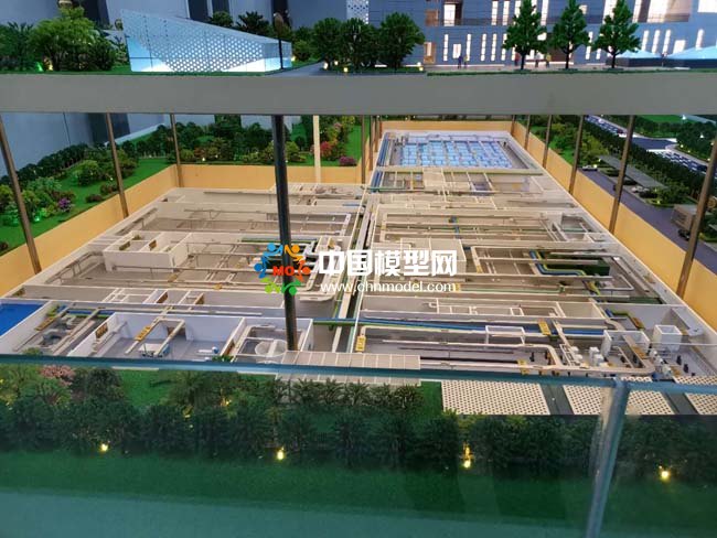 佛山市城北污水处理厂沙盘模型