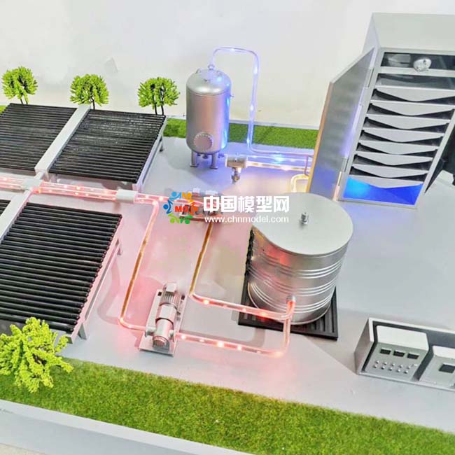 太阳能转化装置沙盘模型