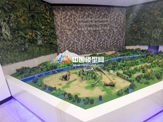 部队建设工程安全管理沙盘模型