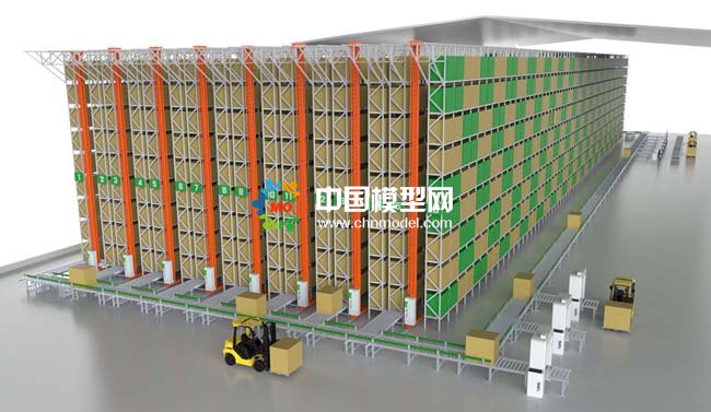 智能仓储系统沙盘模型