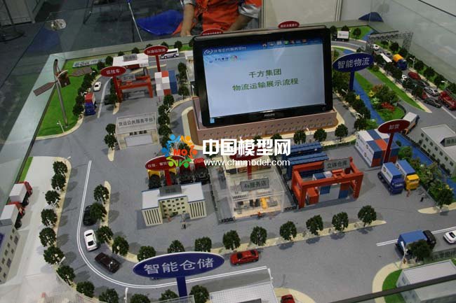 智能仓储系统沙盘模型