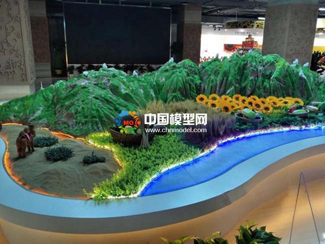 生态农业沙盘模型