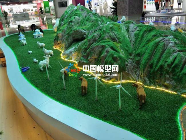 生态农业沙盘模型