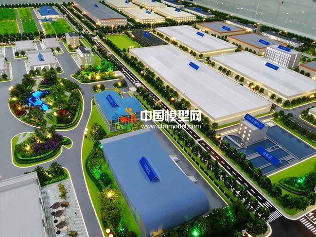 农业科技园沙盘模型