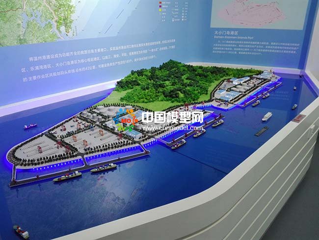 温州港沙盘模型