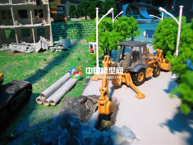 工程机械施工场景模型