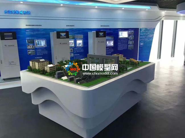 水环境监测处理沙盘模型