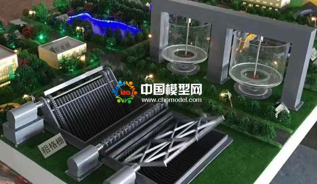 水环境监测处理沙盘模型
