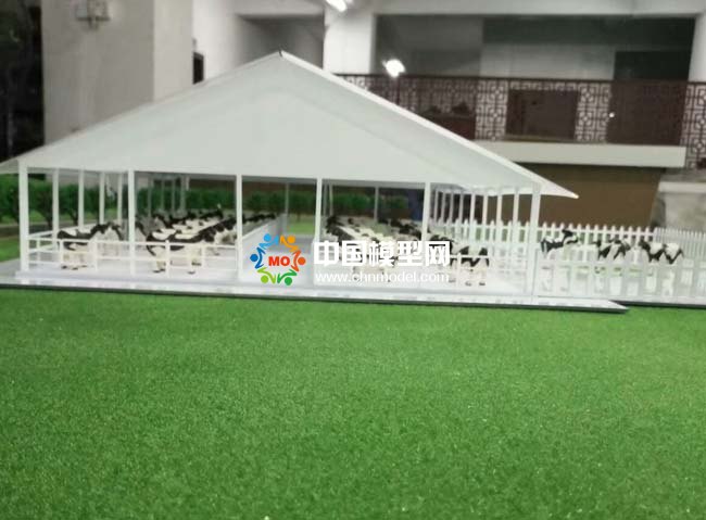 奶牛场沙盘模型