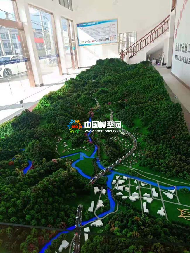 杭州交工集团椒江至武义公路沙盘模型