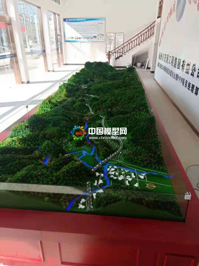 杭州交工集团椒江至武义公路沙盘模型