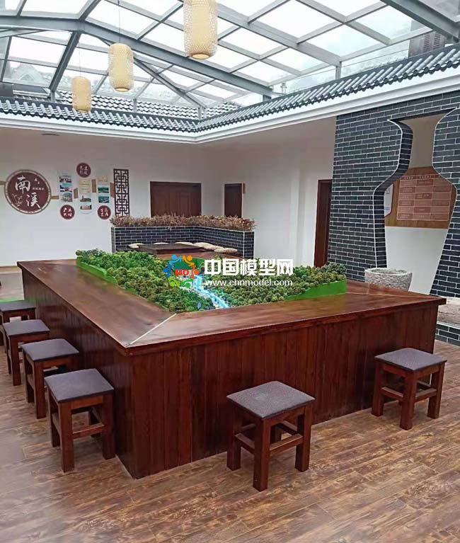 南溪村沙盘模型