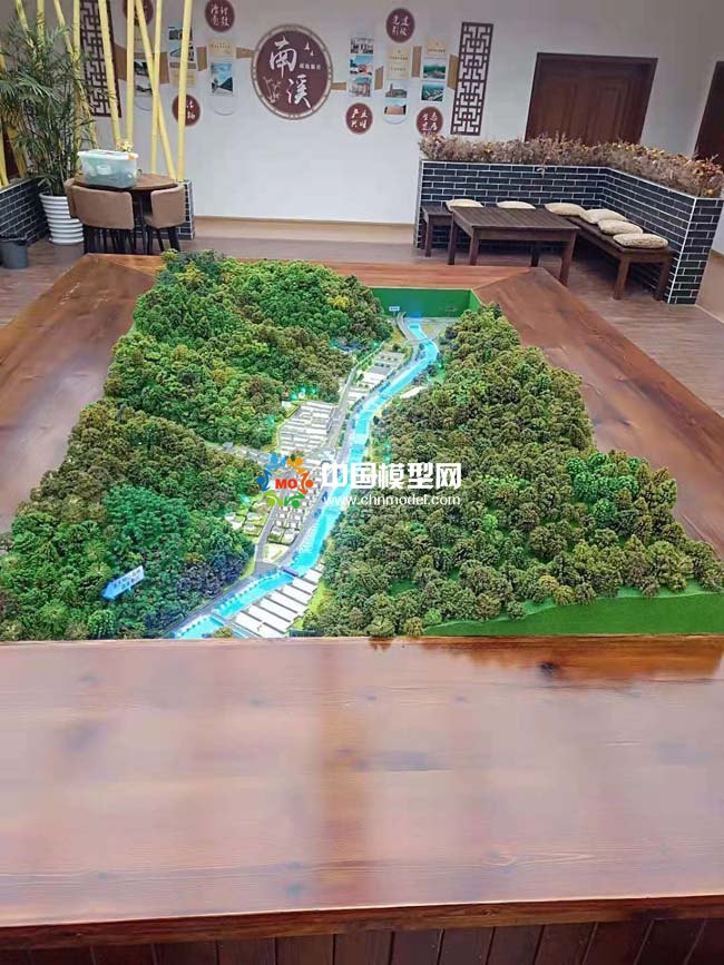 南溪村沙盘模型