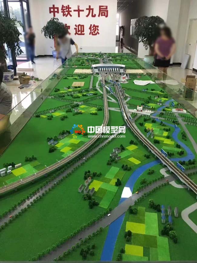 襄阳东津站沙盘模型展现
