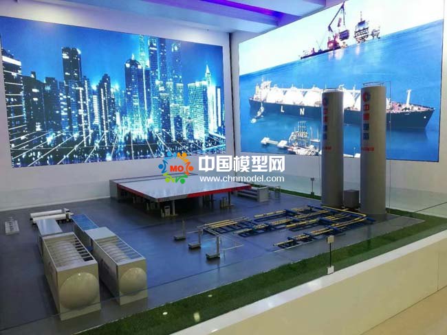 LNG加气站沙盘模型