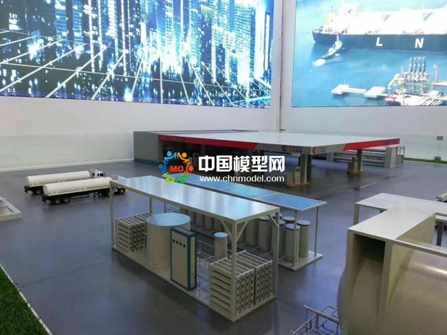 LNG加气站沙盘模型