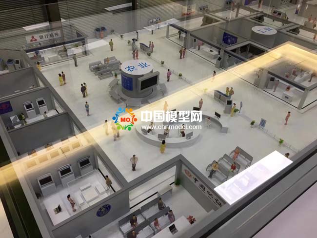 市民中心沙盘模型