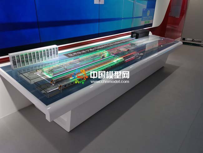 轨道交通智能控制中心沙盘模型