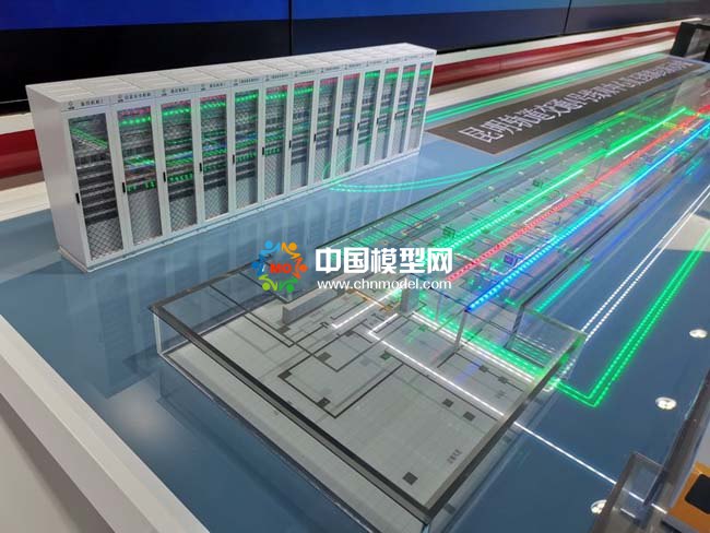 轨道交通智能控制中心沙盘模型