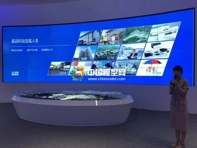 华大基因沙盘模型